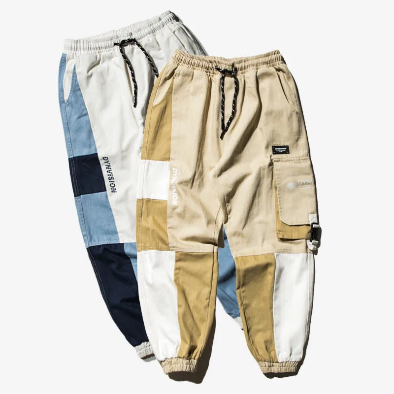 

Hip Hop Streetwear Side Buckle Pockets Cargo Harem Joggers Pants Mens Harajuku Hipster Casual Sweatpants Trousers Dropshipping