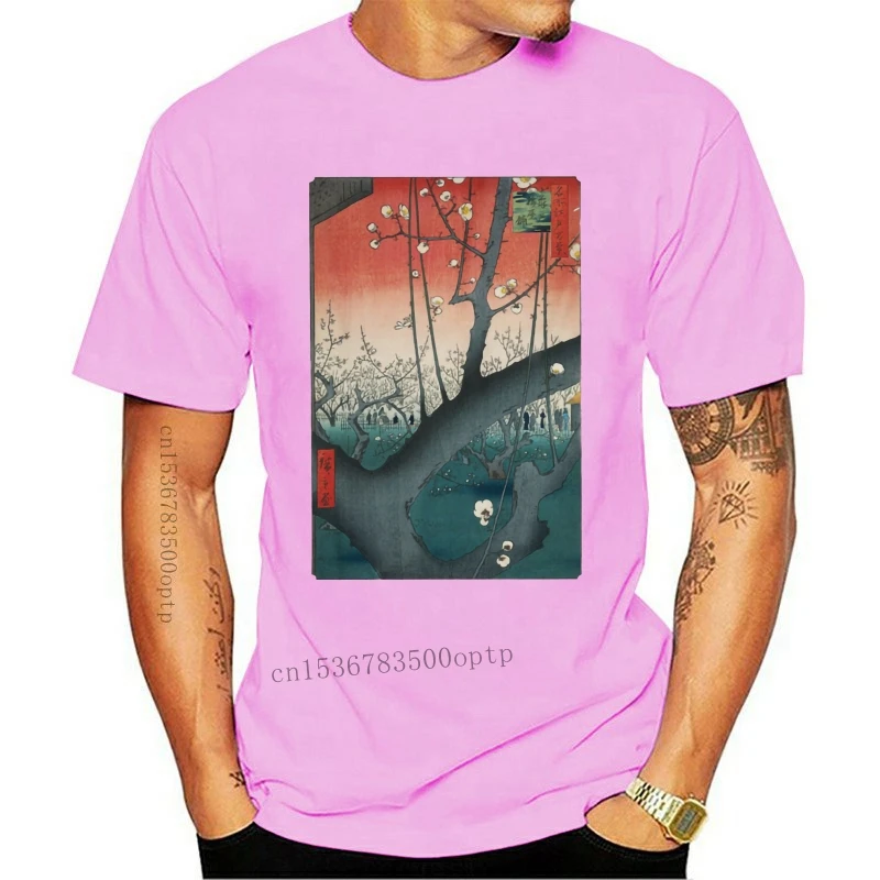 

New Japanese Ukiyo-E T Shirt Woodblock Art Hiroshige Womens Mens Graphic Printed Tee Superior Quality Tee Shirt