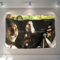 bob marley rock band music poster banners hanging pictures art waterproof cloth music festival banquet party party home decor