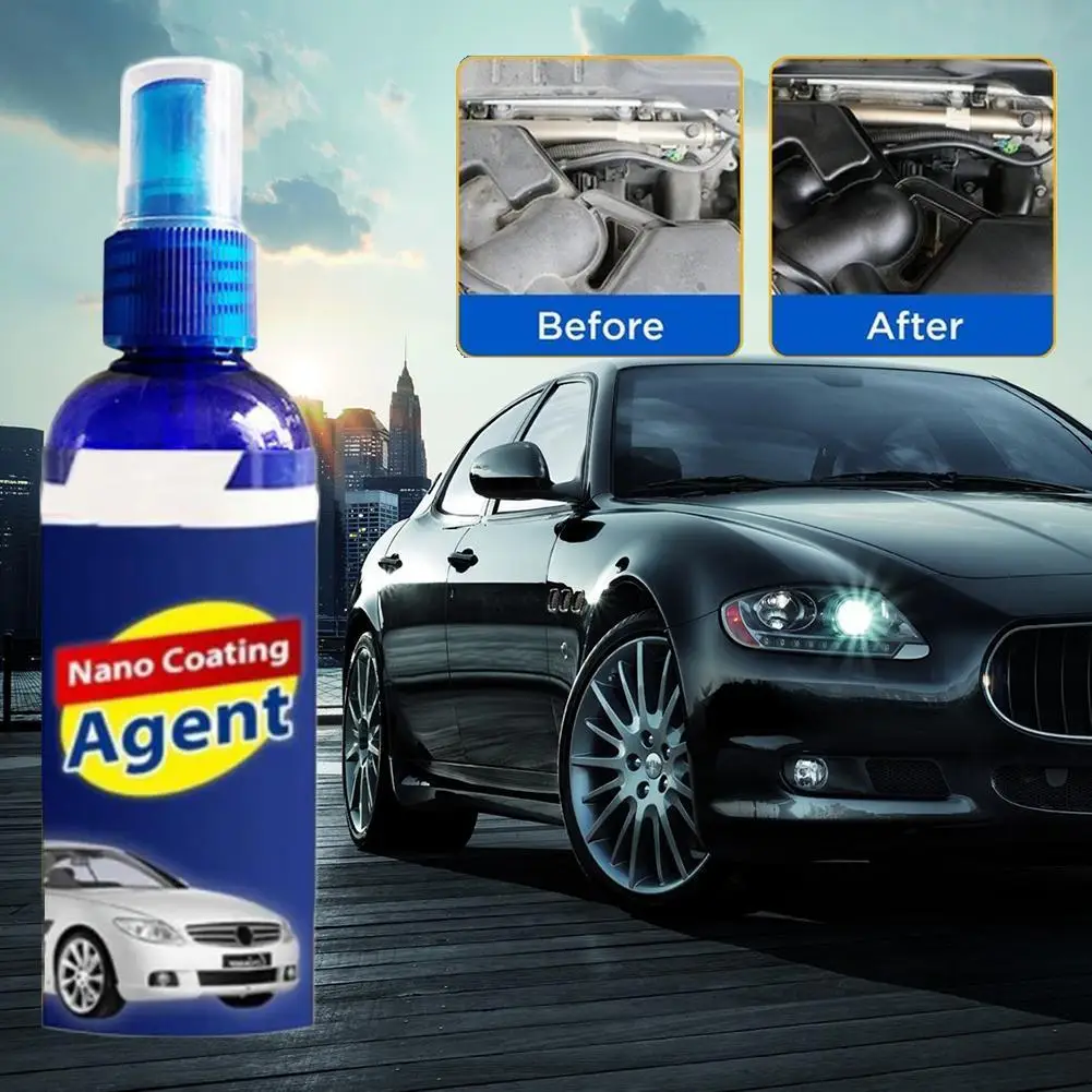 

100ml Car Interior Coating Anti-scratch Hydrophobic Polishing Coating Car Maintenance Nano Spray Agent Agent Automotive X5W4