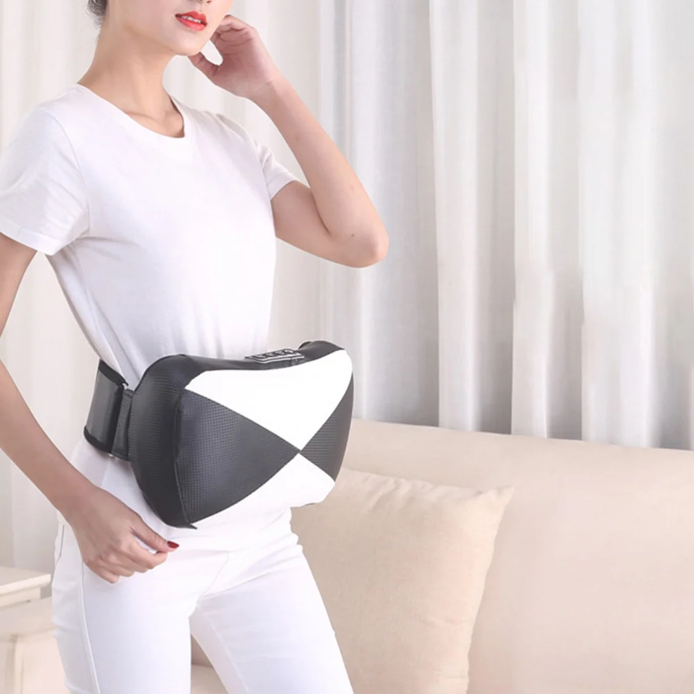 

1 Set of Wireless Waist Belt Massager Heating Abdomen Instrument