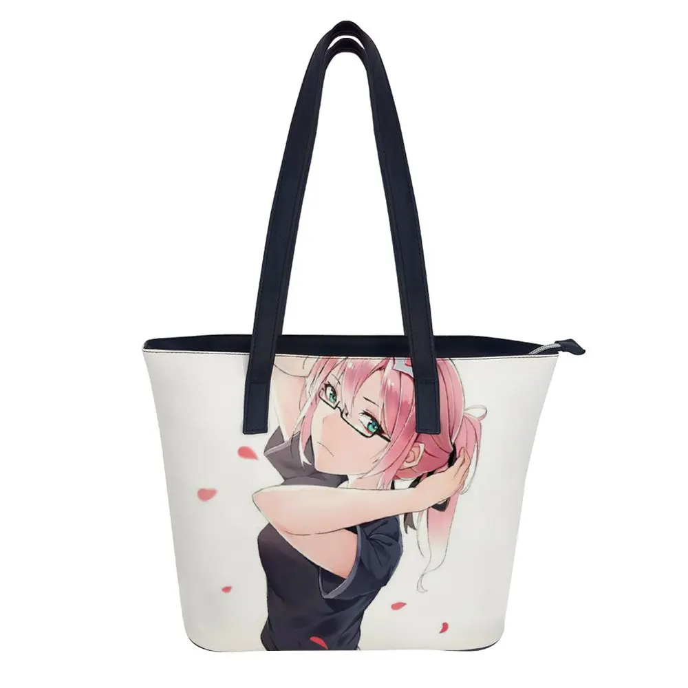

Сумка Zero Two на плечо, модная кожаная сумка, женская сумка для пикника, цветная сумка для покупок