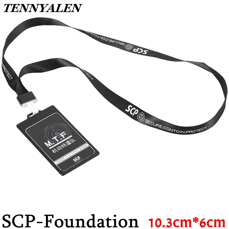 

Реквизит для косплея SCP Foundation, ужас, городская легенда, аксессуары для периферийных карт, чехол для рабочего картона, оболочка для автобусно...