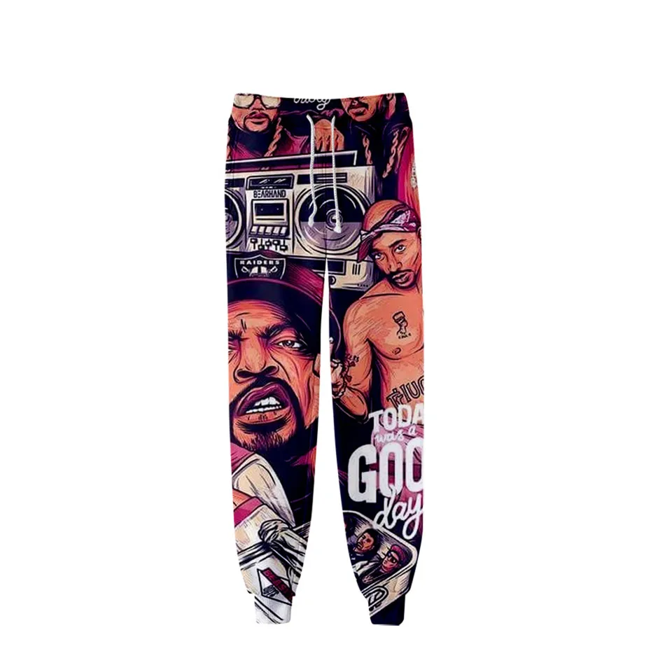 

Notorious B.I.G. Print Sweatpants Harajuku Joggers Pants Biggie Smalls Tupac Hip Hop Track Pants Streetwear Men/Women Trousers