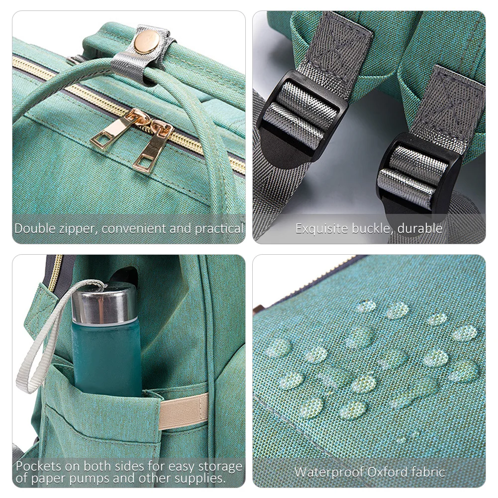 

Fashion Large Capacity Diaper Bags Oxford Cloth Zip Bagpack Mummy Shoulder Bags Travel Women Backpack Nursing Bag for Baby Care