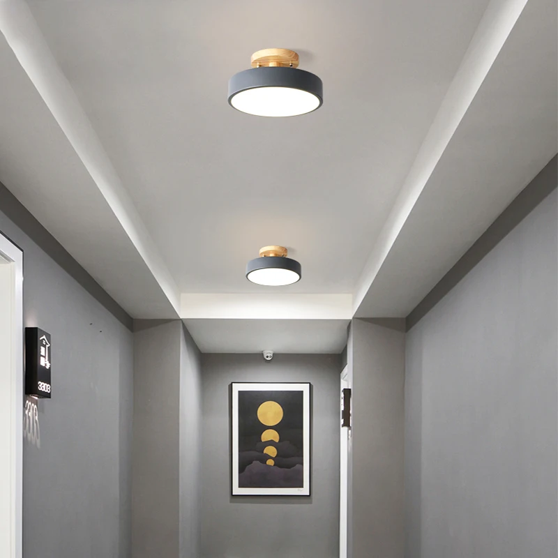 $24.19 Modern villa aisle corridor LED chandelier study cloakroom lighting bedroom living room ceiling lamp special for restaurant
