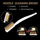 Щетка для чистки сопла 3D-принтера, щетка для удаления загрязнений, зубная щетка из медной проволоки, щетка с горячей кроватью для удаления загрязнений, Аксессуары для 3D, детали