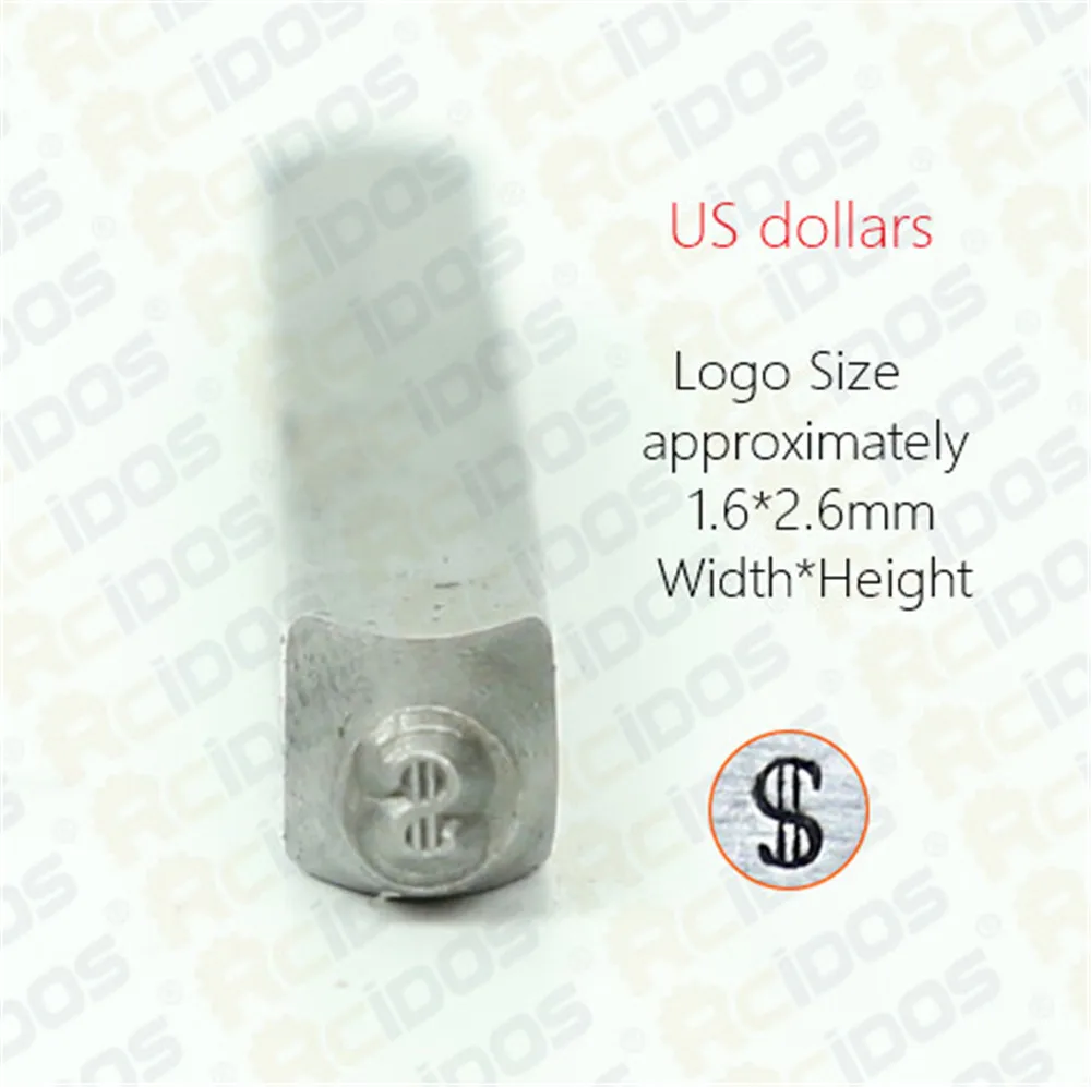 $ США/символы мира дизайн металлические штампы для украшений DIY браслет/символы