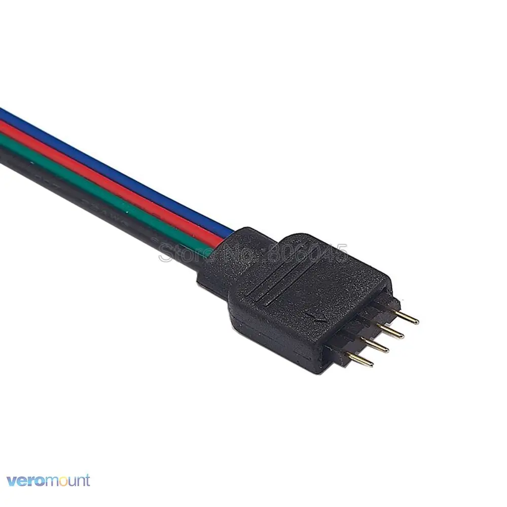 10 шт./лот 4 контактный разъем Мама и папа RGB Разъем см проводной для кабеля SMD 3528 5050