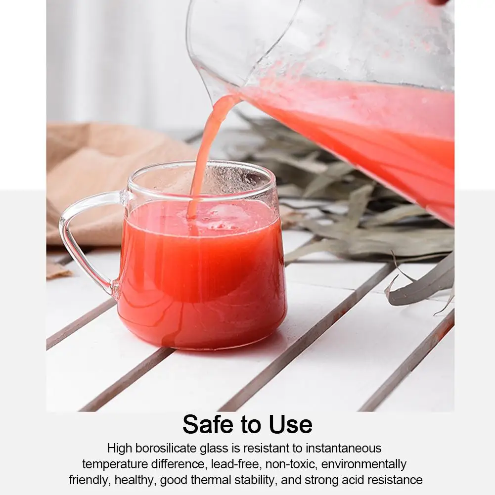 

High Borosilicate Glass Tea Cup Simple High-grade Coffee Cup Transparent High Temperature Resistant Cup