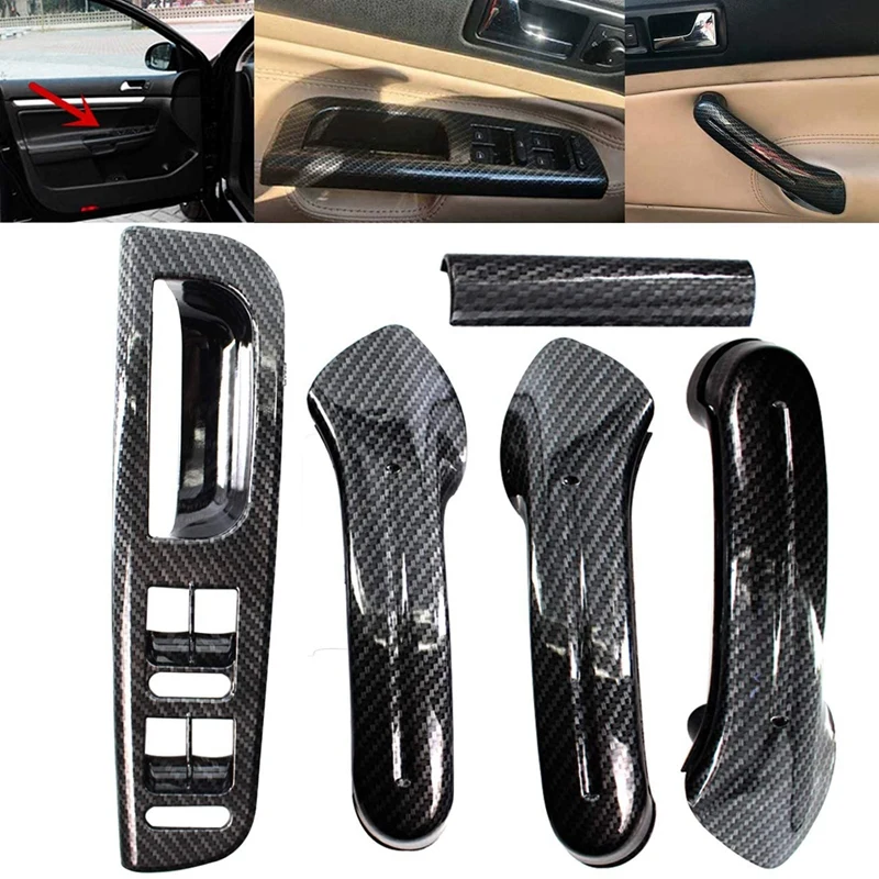 

Car Inner Door Handle Window Switch Control Panel Baffle for Jetta Mk4 Bora 1998-2004