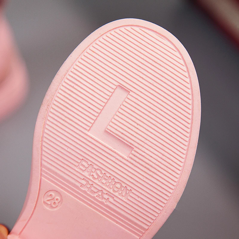 Обувь коллекция 2019 года модные зимние детские ботинки для девочек теплые кожаные