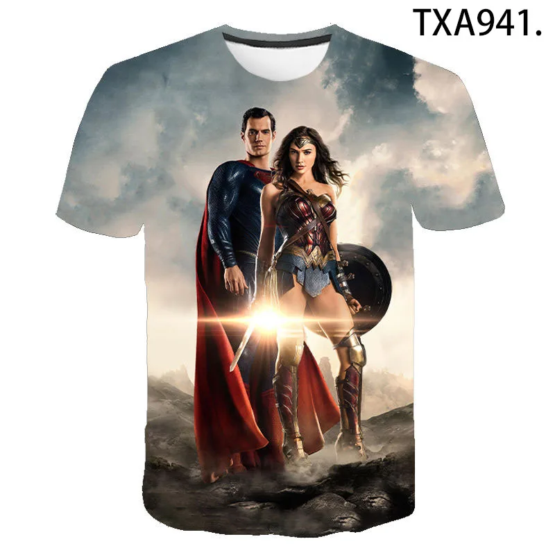 

2021 New Wonder Movie 3D Print T Shirts Casual Boy Girl Kids Fashion Streetwear Men Women Children Short Sleeve Cool Tops Tee