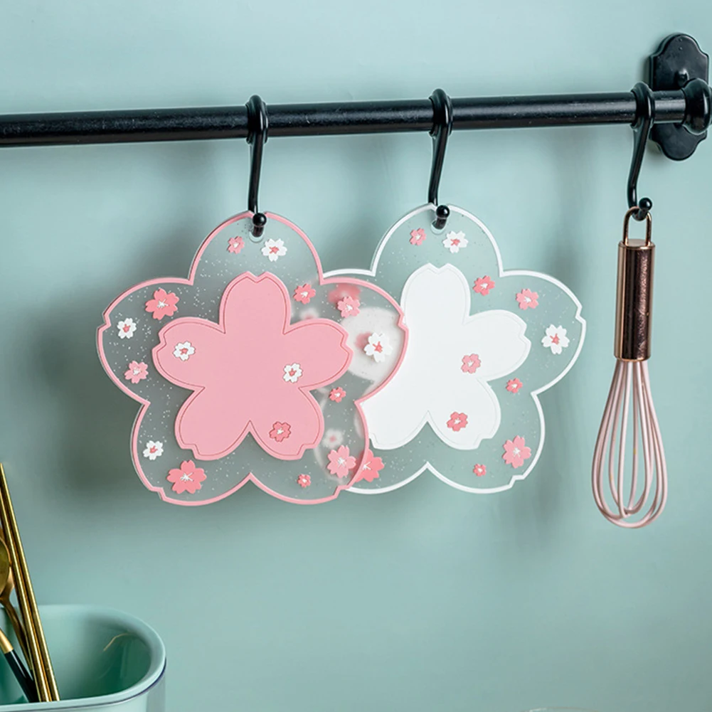 Теплоизоляционный Настольный коврик в японском стиле с цветком вишни подстилка