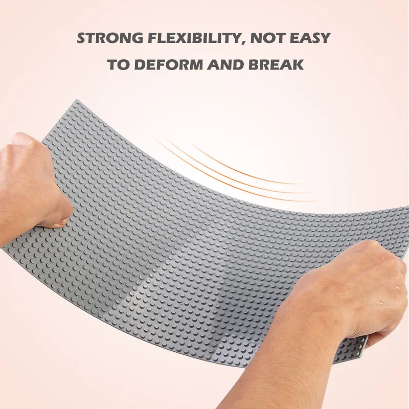 Строительные блоки аксессуары игрушки двусторонняя Базовая пластина детские