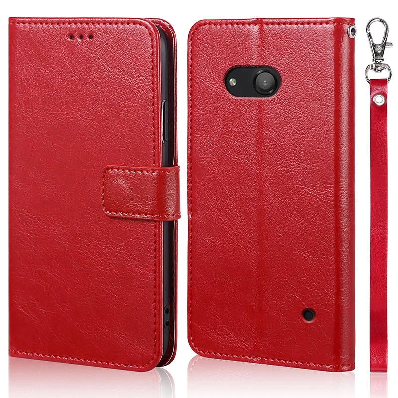

Luxury Flip Leather Phone Coque Case for Microsoft Nokia Lumia 550 One Wallet Capa Original Book Design Stand Cover With Strap