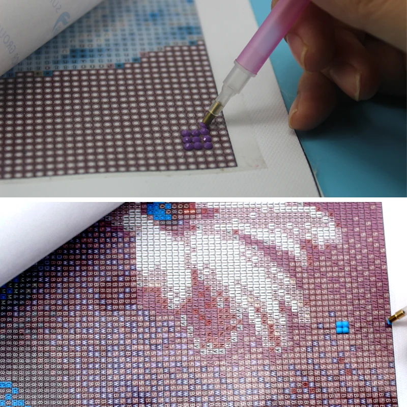 

New 5d Rhinestones Diy Diamond Mosaic Diamond Painting Cross Stitch Kits Full Drill Fabric Diamond Embroidery Flowers Rose