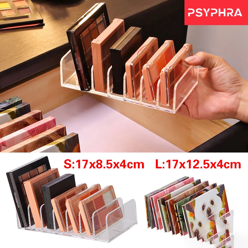 

1Pc Eyeshadow Palette Organizer Eyepowder Storage Tray Cosmetics Rack Makeup Tools Compartment Holder For Women
