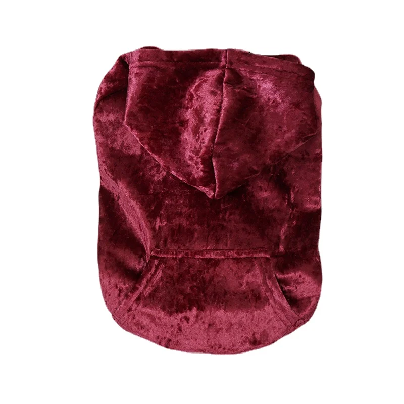 

Pet Dog Clothes Pug Teddy Schnauzer Plus Fleece Hooded Sweater Small Dog Cat Autumn and Winter Clothes Bankstown Bulldogs
