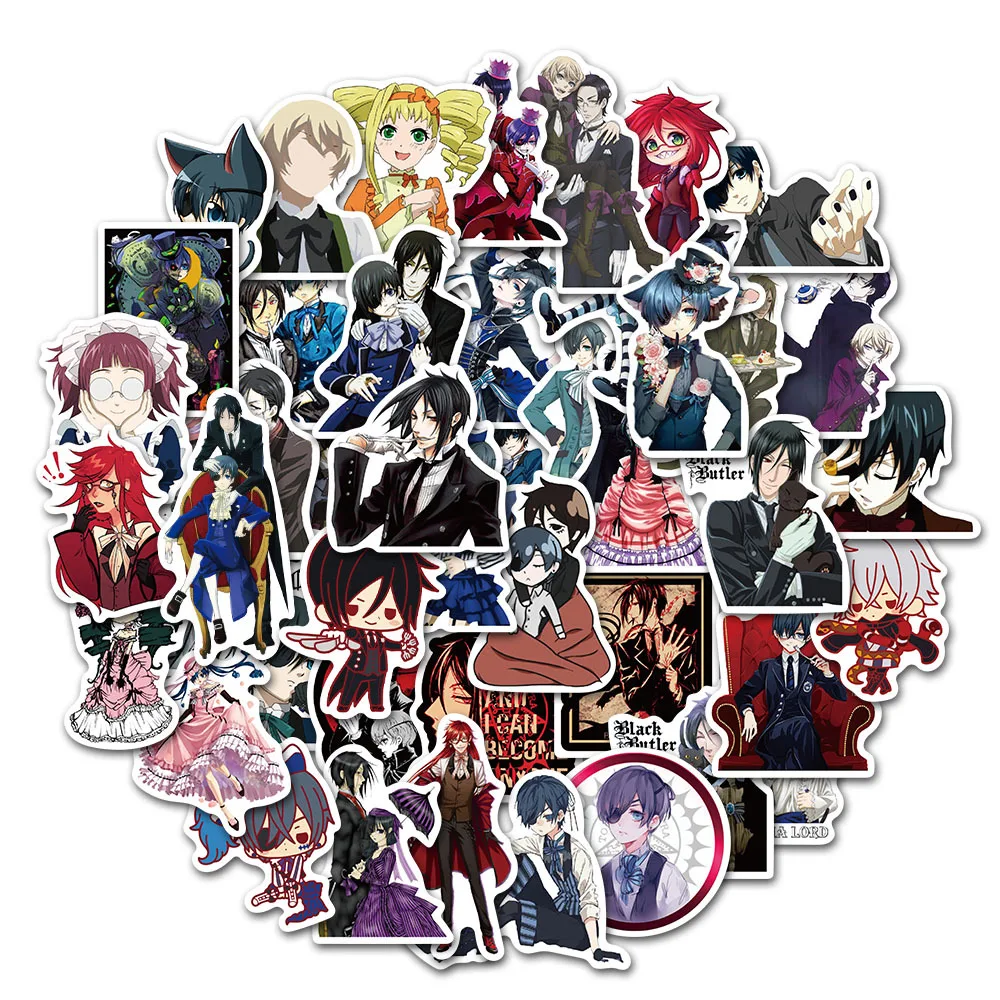 

10/30/50PCS Cartoon Japanese Anime Demon Master Waterproof Sticker Stationery Box Helmet Graffiti Decoration Toy Wholesale