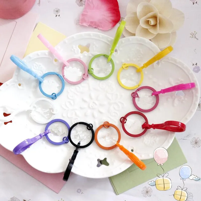 2 шт Пластиковые лампы формы Омаров застежки сумка кошелек брелок Крюк зажим DIY