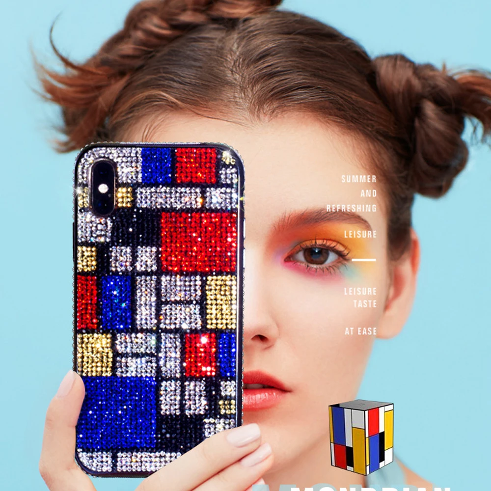 Чехол для телефона YUETUO с блестящими бриллиантами оболочка чехол samsung galaxy s8 s9 s10 plus