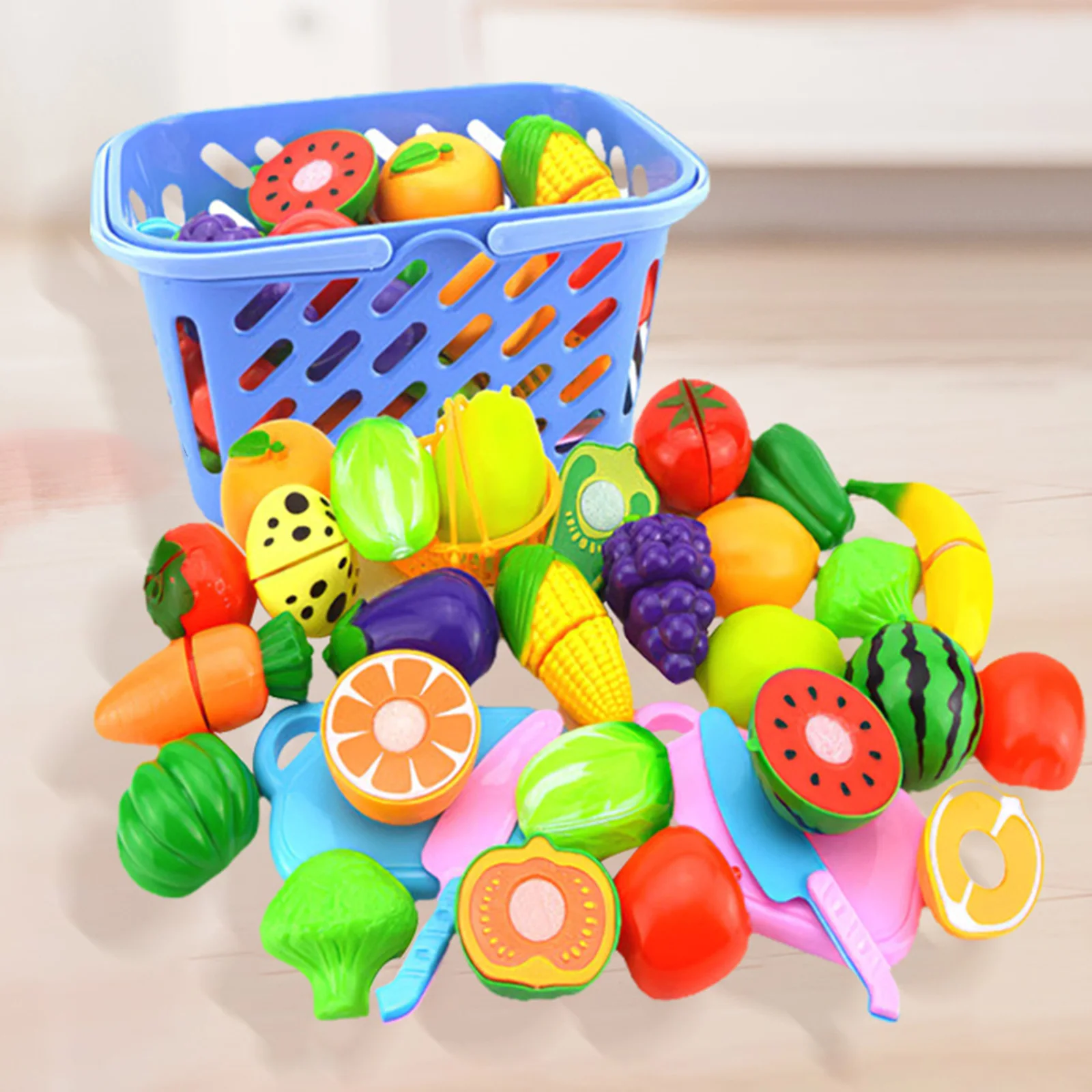 

Kids Pretend Role Playing Kitchen Toys Fruit Vegetable Food Toy Cutting Fruit Vegetables Set Kids Gift Toy Baby Birthday Gifts