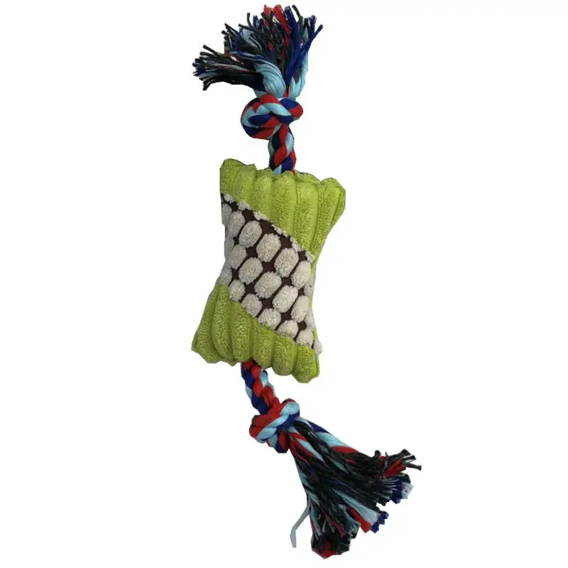 

1Pcs Dogs Toys Cotton Knot Pet Puppy Durable 30cm Long Braided Pet Rope Toy Funny Training Playing Tool Dog Accessories