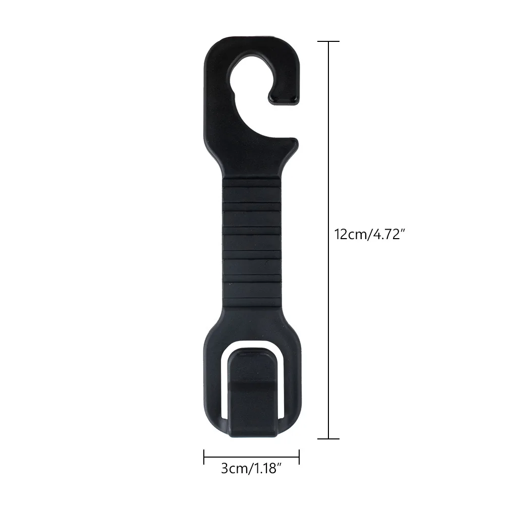 

2/4pcs Multifunctional Car Seat Headrest Hook Purse Bag Hanging Hanger Holder Organizer for Bags Organizer Holder Clothes Hanger