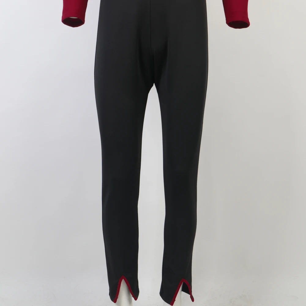 Star The Next Generation Trek Costume JL Picard Red Starfleet Uniforms TNG Gold Jumpsuit ST Halloween Men Prop | Тематическая
