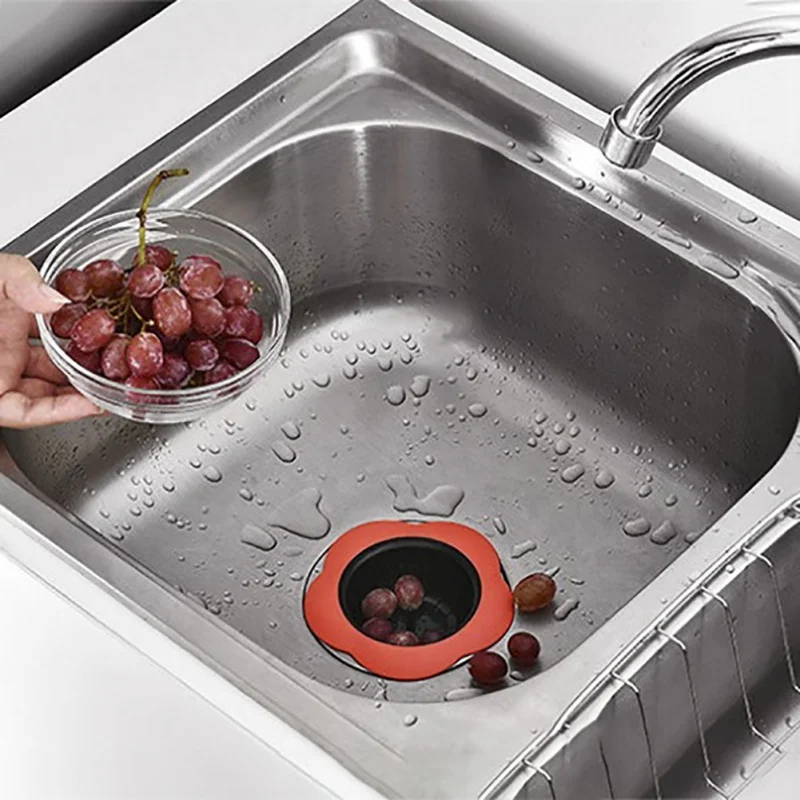 

Household Flower Shape Drain Plug Kitchen Durable Sink Filter Silicone Strainer Bathroom Shower Sink FilterNM