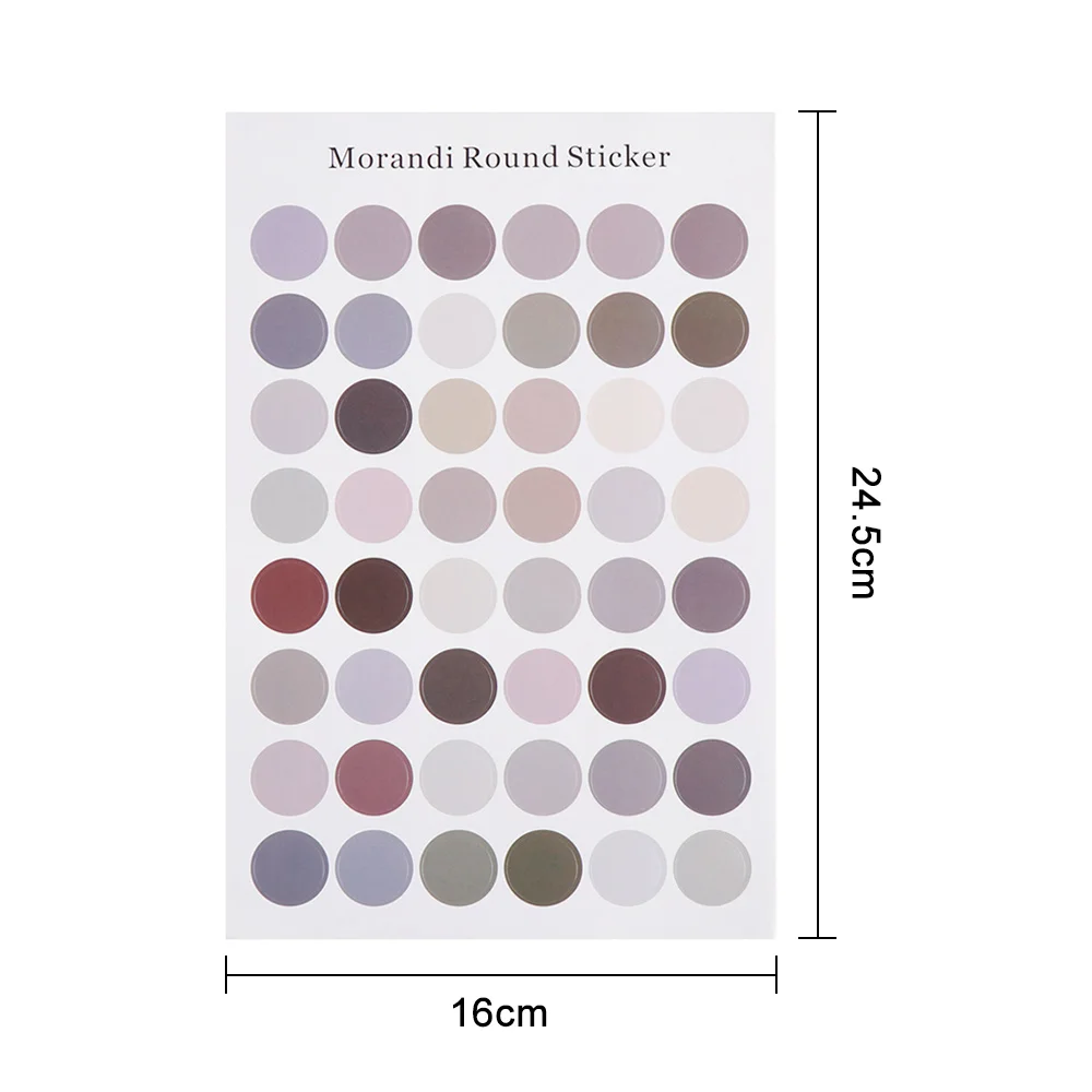Нестандартные круглые наклейки DIY записываемые цветной альбом для скрапбукинга
