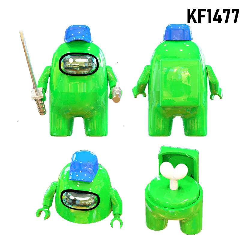 

New 2021 Set Sale Brick New Building Block Cartoon Strategy Hot Game Minifigures Birthday Gift Cute Red Small Collection Toy Kid