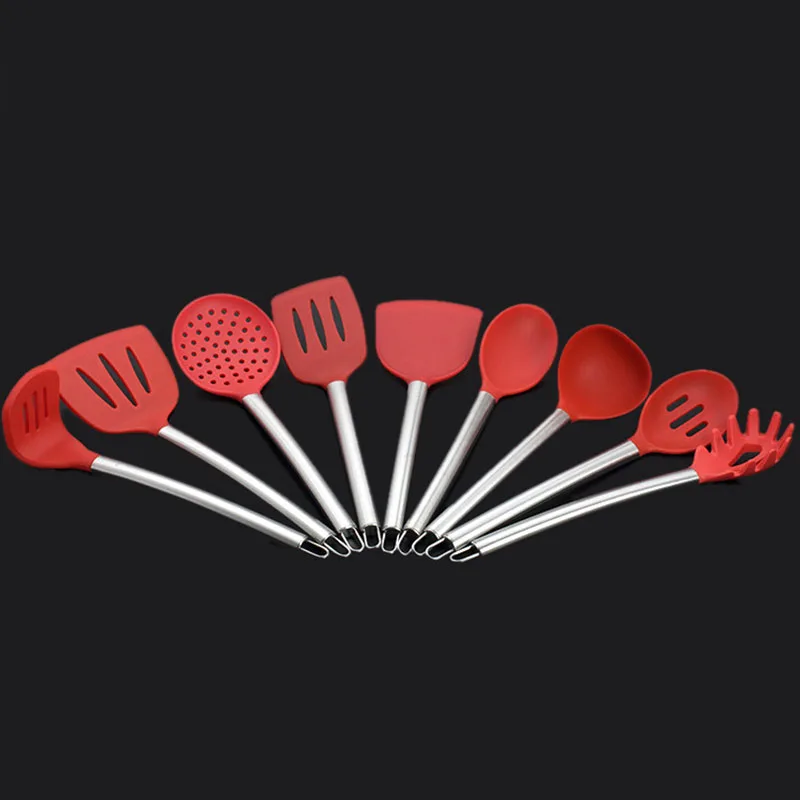9 шт Силиконовая кухонная утварь кухонный набор инструмент для приготовления