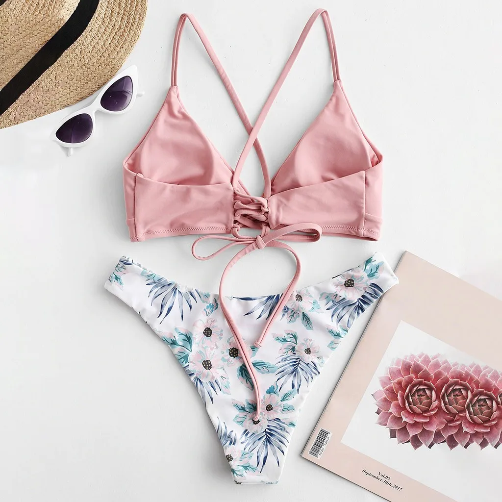 Купальник бикини SAGACE женский купальник с высокой талией комплект 2020 купальный