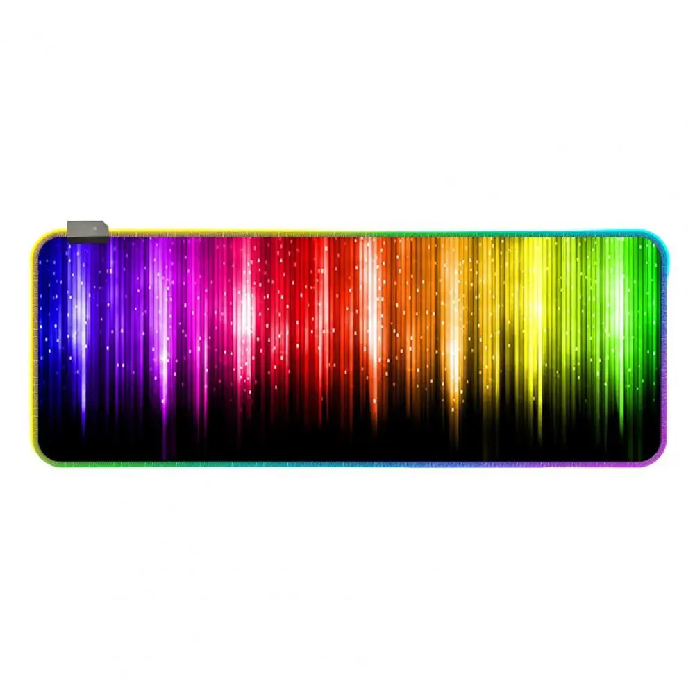 

2021 офис Красочные RGB светодиодный светильник эффект резиновая компьютерных игр светодиодный Мышь коврик