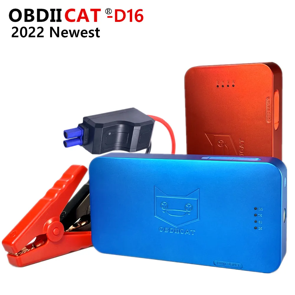 

New D16 Car Jump Starter Power Bank Car Battery 1000A Peak Current Emergency Jump starter Car Battery Booster Starting Device