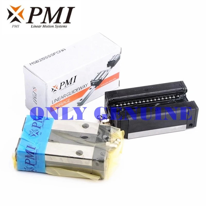 Free Shipping 2pcs/4pcs Original PMI Slide Block MSB15 MSB20 MSB25 High Quality MSB Series Carriage | Linear Guides