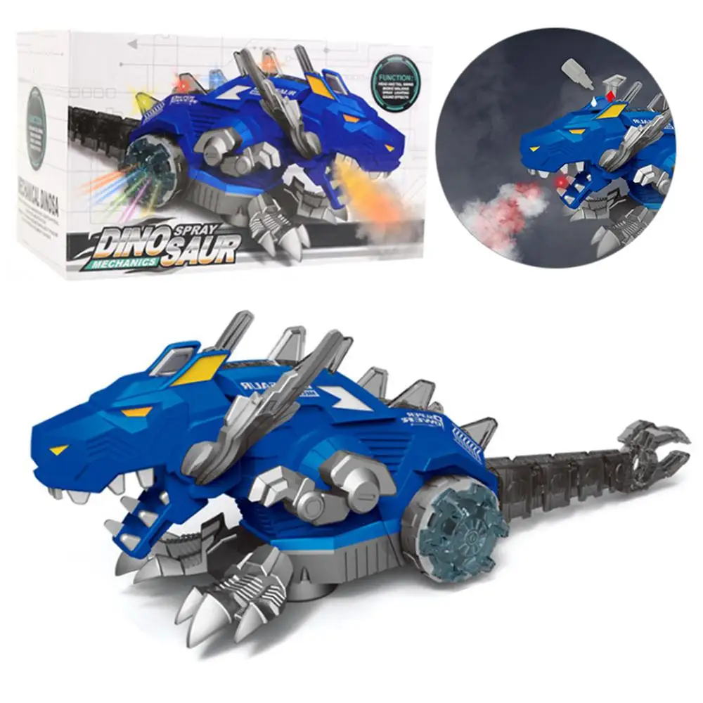 Электронные ходячие спрей динозавры игрушки робот мультяшный Электрический