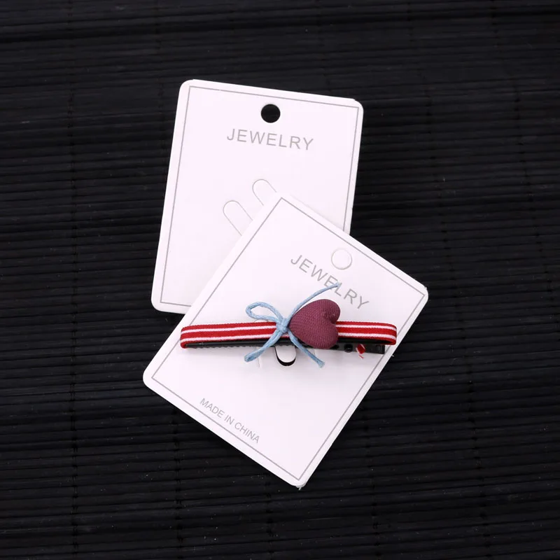 Заколка для волос белая 5 7x7 2 см 100 шт./лот |