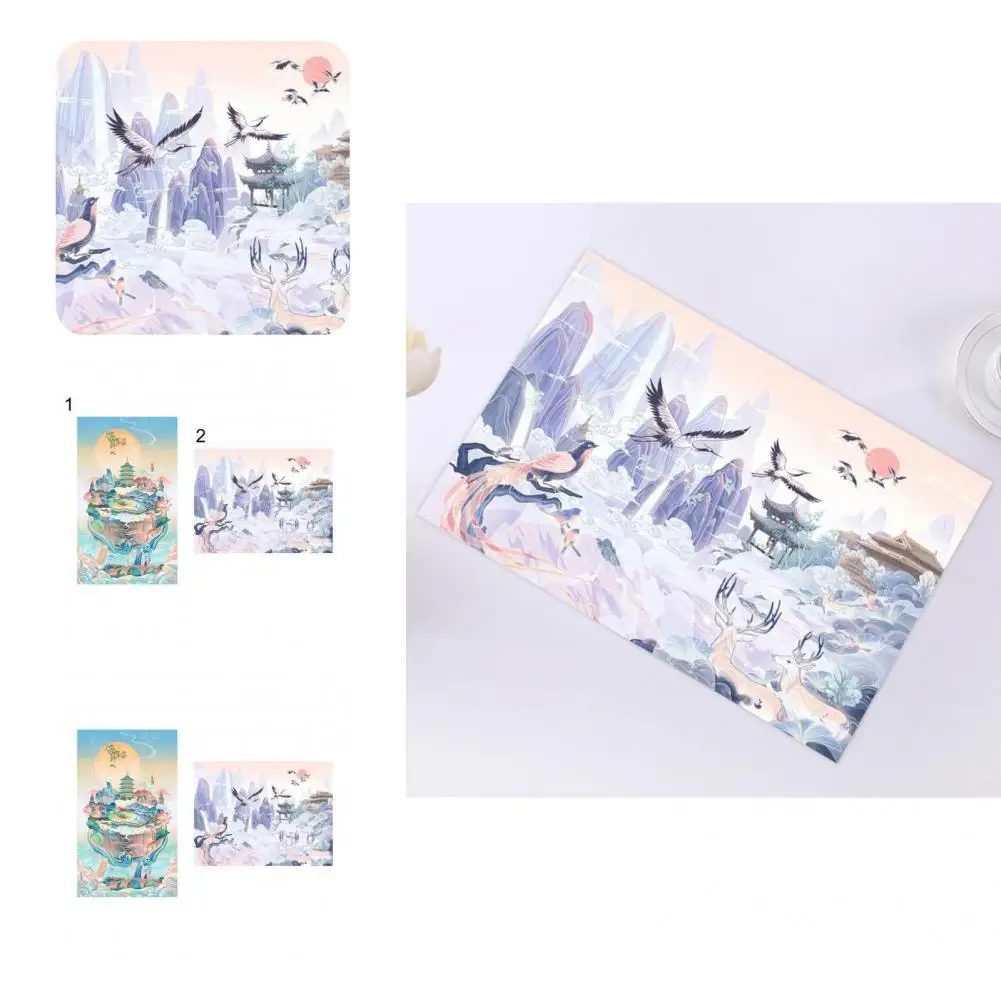 

Multicolor Beauty Clear Pattern Cup Coaster Lightweight Table Mat Attractive for Home