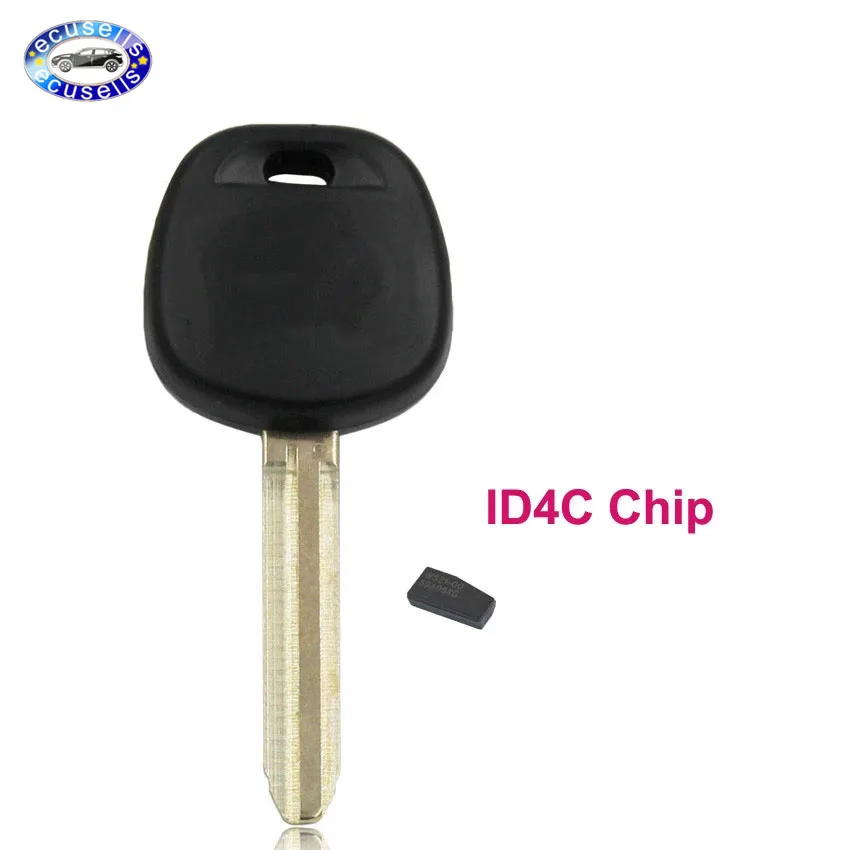 Для Тойота Заготовка ключа транспондера чип зажигания ID4C с той43 UNCUT Blade |