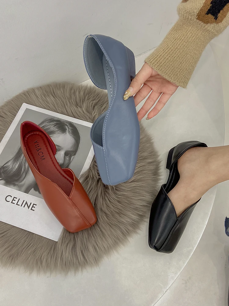 

Новинка весна-осень 2021 Женская модная универсальная обувь в Корейском стиле на толстом каблуке в форме лодочки с квадратным носком.