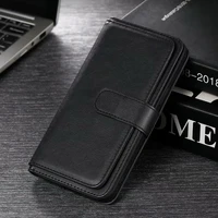 multifunction luxury wallet leather for google pixel 5 xl 4a 4g 5g flip magnet cards removable phone cover coque