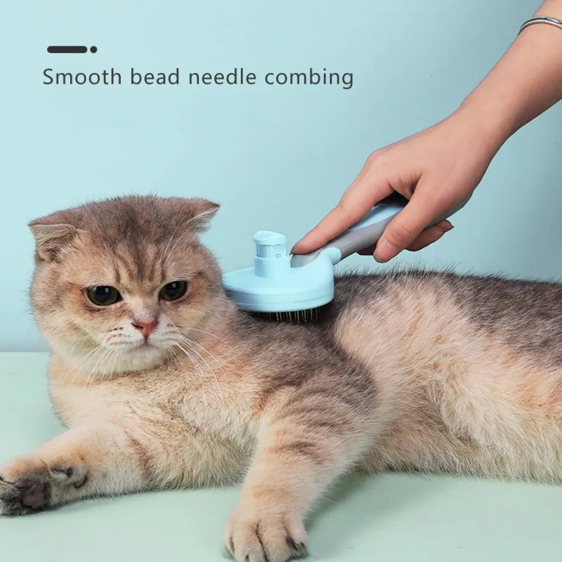 

Pet Cats And Dogs Go To Floating Hair Cleaner Self-cleaning Massage Licking Cat Needle Comb Pet Supplies