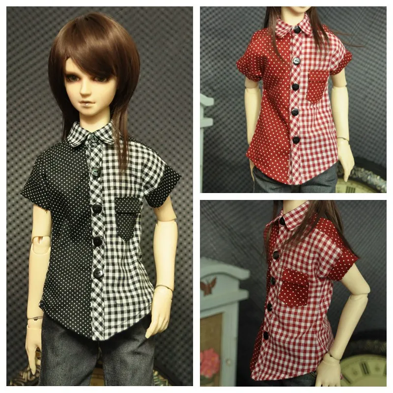 Одежда для куклы 1/6 1/4 1/3 BJD рубашка с коротким рукавом аксессуаров BJD/SD ID72 дядюшка.