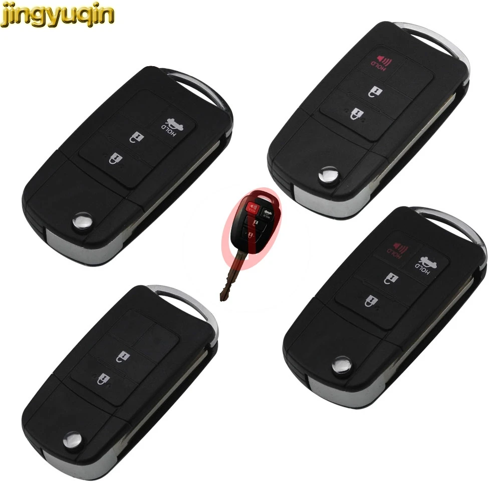 

Modified 2/3/4B Flip Remote Key Shell for Toyota Prius RAV4 Yaris Venza Scion TC XA XB XC Camry 2006-2010 Avalon Corolla Matrix