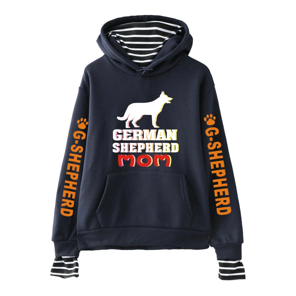 Толстовка с капюшоном для мужчин и женщин Свитшот немецкой овчарки худи в стиле