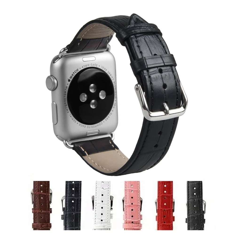 Ремешок для часов качественный ремешок из натуральной коровьей кожи apple Watch серии