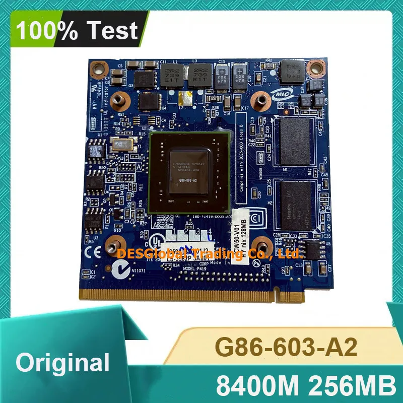Оригинальная видеокарта 8400M GS 8400MGS DDR2 256MB VGA для ноутбука Acer Aspire 7520G 7520 7720G